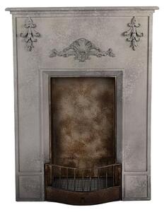 Clayre & Eef Krb 86 x 17 x 120 cm Šedý Dřevo