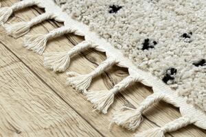 Dywany Łuszczów Kusový koberec Berber Syla B752 dots cream ROZMĚR: 200x290
