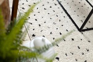 Dywany Łuszczów Kusový koberec Berber Syla B752 dots cream ROZMĚR: 80x150