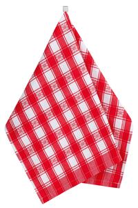 Bellatex Kuchyňská utěrka 1 ks 50x70 cm Kytička červená