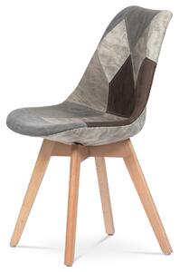 Jídelní židle látka patchwork CT-765 PW2