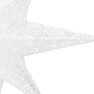 Venkovní závěsná hvězda s LED osvětlením 67 cm bílá OSMA