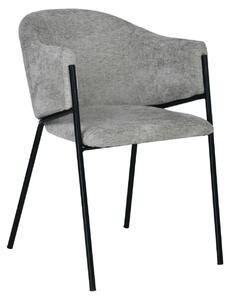HowHomely | Kuchyňská židle – jídelní židle – 55 x 62 x 78 cm – šedá – jídelní židle – čalouněná židle