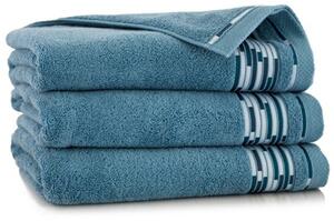 Egyptská bavlna ručníky a osuška Avisio - tmavě modrá oceán Velikost: ručník 50 x 90