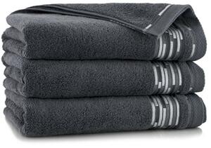 Egyptská bavlna ručníky a osuška Avisio - tmavě šedá Velikost: ručník 50 x 90
