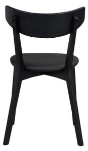 Černá dubová jídelní židle Rowico Ami