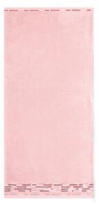 Egyptská bavlna ručníky a osuška Avisio - světle růžová Velikost: osuška 70 x 140