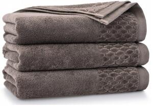 Egyptská bavlna ručníky a osuška Cannosa - hnědá Velikost: ručníček 30 x 50
