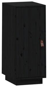 Příborník černý 34 x 40 x 75 cm masivní borové dřevo