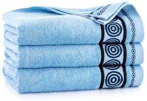 Egyptská bavlna ručníky a osuška Marciano 2 - světle modrá Velikost: osuška 70 x 140