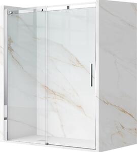 Balneo posuvné dveře pro sprchu 100 cm stříbrné PORTA | ESG sklo 6 mm snadná údržba Easy Clean