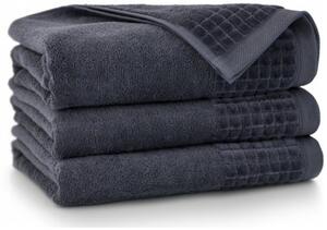 Egyptská bavlna ručníky a osuška Saveli - tmavě šedá Velikost: osuška 70 x 140