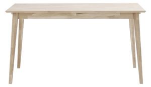 Matně lakovaný dubový jídelní stůl Rowico Filippa, 140 x 90 cm
