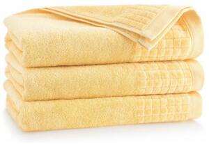 Egyptská bavlna ručníky a osuška Saveli - žlutá Velikost: osuška 70 x 140