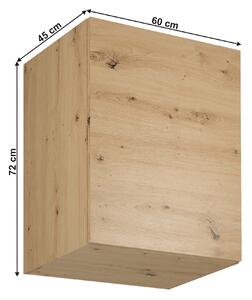 Horní kuchyňská skříňka G60G Langari (dub artisan) (L). 1016841