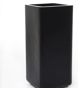 Květináč OFIRO, sklolaminát, výška 75 cm, černý