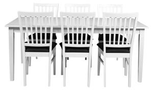 Bílý jídelní stůl Rowico Wittskar, 180 x 90 cm