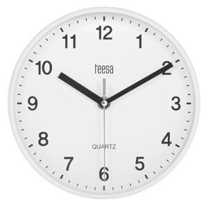 Teesa TSA0038 Nástěnné hodiny 20 cm, bílá