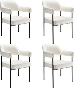 Tectake® Křeslo Doé čalouněné 58 x 62 x 85 cm
