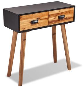 Konzolový stolek z masivního akáciového dřeva | 70x30x75 cm