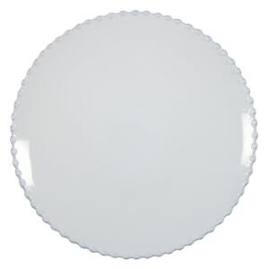 Bílý kameninový talíř Costa Nova Pearl, ⌀ 28 cm