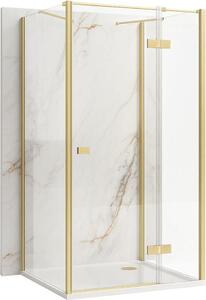 Sprchový Kout Rea Atlas 120X80 Bruch Gold Right
