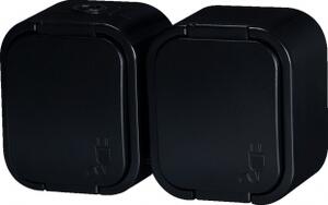 Abex Zásuvka dvojitá IP54 NT-6B2-CZ