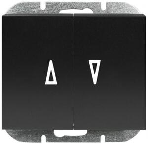 Abex Žaluziový vypínač Onyx - černý WP-11O/CZ