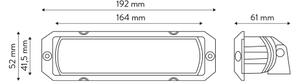 LED Bodové svítidlo pro automobil DUO BLACK LED/32W/9-36V IP69 6000K obdélníkový