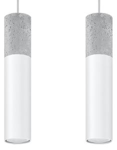 Sollux Lighting Závěsné svítidlo BORGIO 2 bílé