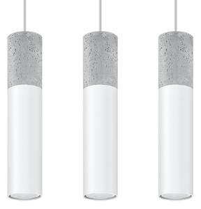 Sollux Lighting Závěsné svítidlo BORGIO 3L bílé
