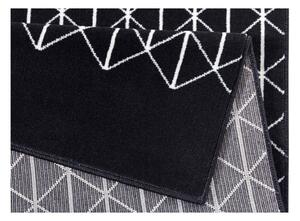 Černý koberec Zala Living Twist, 70 x 140 cm