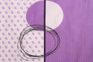 Krepový povlak na polštář Esperia fialový Velikost: 70 x 90