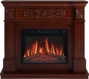 ArtiFlame Elektrický krb Toscana AF23S Elektrický stojící krb s ohřevem 1800W realistický efekt plamene LED osvětlení dálkové ovládání časovač Russet