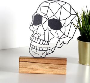 Hanah Home Kovová dekorace Skull 29 cm černá