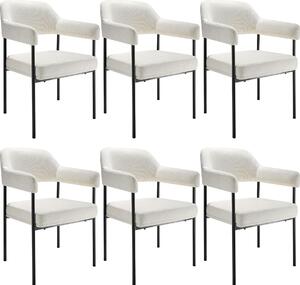 Tectake® Křeslo Doé čalouněné 58 x 62 x 85 cm