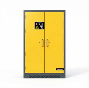 Protipožární skříň na nebezpečné látky, Typ 90, 1200 x 615 x 1950 mm, 2dveřová