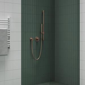 Ravak - Stěnový vývod sprchy - růžově zlatá