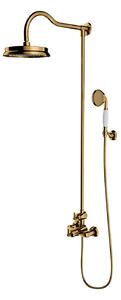 OMNIRES - Nástěnný sprchový set ARMANCE - zlatá - 120 cm