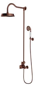 OMNIRES - Nástěnný sprchový set ARMANCE - broušená měď - 120 cm