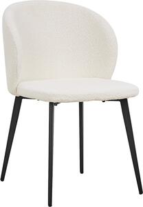 Jídelní židle Stozy Bouclé Kamala White