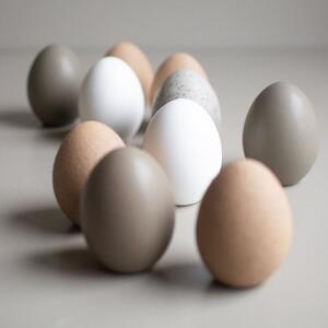 DBKD Keramické vajíčko Standing Egg bílé