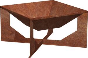 CORGARDEN Vento Zahradní ohniště 50 x 50 x 30 cm, corten CORGARDEN 1014