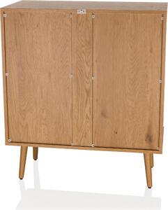 Hjh LIVING Komoda se 3 zásuvkami BOHEO K Příborník 90,0 x 80,0 x 40,0 cm