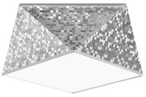 Sollux Lighting Stropní svítidlo HEXA 25 stříbrné