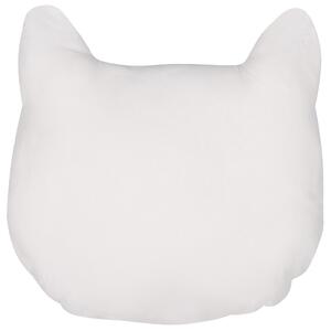 Sada 2 polštářů ve tvaru kočky 42 x 38 cm CENNAJ bílá