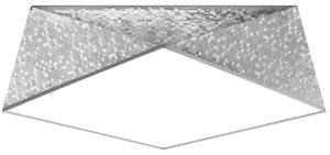 Sollux Lighting Stropní svítidlo HEXA 45 stříbrné