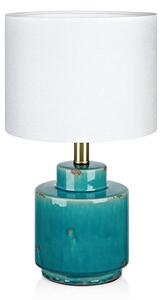 Modro-bílá stolní lampa Markslöjd Cous