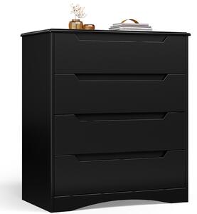 Bealife AP22 Komoda se 4 zásuvkami - 70x40x80 cm, do ložnice a obývacího pokoje, moderní úložná komoda