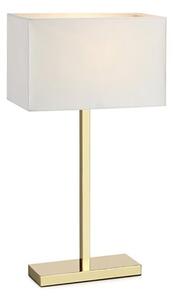 Stolní lampa v bílo-zlaté barvě Markslöjd Savoy
